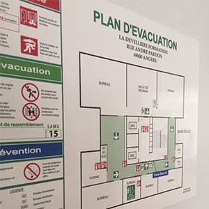 plan d'intervention et d'évacuation incendie