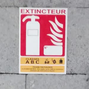 signalétique extincteur