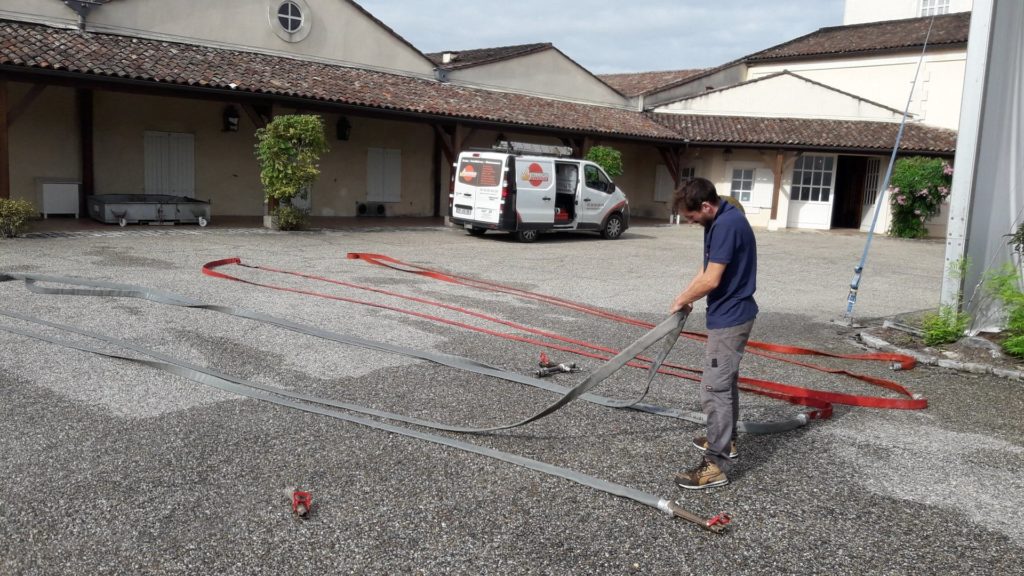 vérification tuyau pompiers